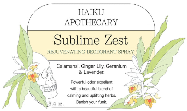 Sublime Zest: Deodorant Spray